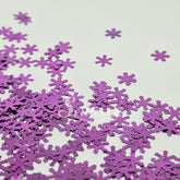 Purple Snowflakes Shape Glitter - Purple Glitter
